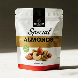 บรรจุภัณฑ์อาหารแบบซองตั้งได้ ขนาดต่างๆ สำหรับถั่ว <span class=keywords><strong>มะพร้าว</strong></span>อบแห้ง ถั่วลิสง ขนมขบเคี้ยว  แบบมีซิปล็อค - Product Image 6