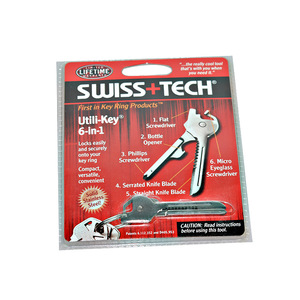 <span class=keywords><strong>Outil</strong></span> multifonction de survie EDC en acier inoxydable 6-en-1 pour l'extérieur - Product Image 1