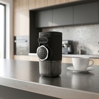 Machine à café à capsules manuelle, directement de l'usine, durable, avec pompe à pression de 15 bars, en plastique alimentaire