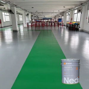 Peinture époxy pour sols, résistante à l'usure, antidérapante, imperméable, facile à nettoyer, pour <span class=keywords><strong>parking</strong></span>, entrepôt, atelier, béton - Product Image 1