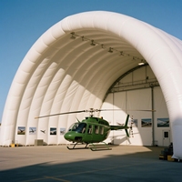 Dôme gonflable innovant, imperméable et coupe-vent, pour hangar d'aéroport, entrepôt, bâtiment, tente pour avion