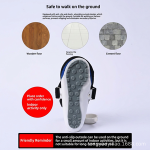 Orthèse médicale de marche courte pour fracture métatarsienne, réglable, semelle antidérapante, doublure amovible, protection du bout du pied et de la <span class=keywords><strong>cheville</strong></span> - Product Image 3