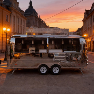 Ngoài trời đường phố di động Crepe khoai tây chiên khoai tây chiên Hamburger Hot Dog doner Kebab thức ăn nhanh giỏ Trailer cho bán - Product Image 1