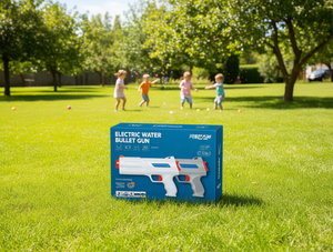 ปืนฉีดน้ำไฟฟ้ากูเปา บรรจุภัณฑ์กล่องสีพลาสติก ของเล่นสำหรับเล่นกลางแจ้ง - Product Image 2