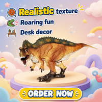Figurine de dinosaure Acrocanthosaurus 26 cm en PVC - Modèle réaliste de dinosaure à dos arqué pour enfants, jouet éducatif et objet de collection