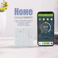 Termostato Inteligente para Aire Acondicionado Central Beca BAC-006, Ahorro de Energía, Sistemas HVAC, Control Modbus, Funciones de Calefacción y Refrigeración