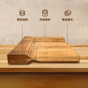 Puerta Interior Tradicional de Madera Sólida con Aislamiento Acústico y Acabado para Dormitorio, Apertura Manual - Product Image 2