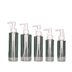 <span class=keywords><strong>100ml</strong></span>-500ml nhựa trắng mỹ phẩm chai phẳng Vai vật nuôi Báo Chí bơm hình trụ cho sữa tắm dầu gội Lotion - Product Image 3