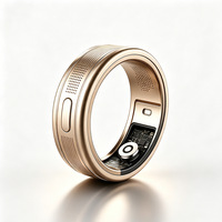 Bague Intelligente pour Enregistrement de Conférences IA en Acier Inoxydable, Autonomie de 4-5 Jours, Compteur de Pas, Conception Étanche, Commandes à Double Tapotement