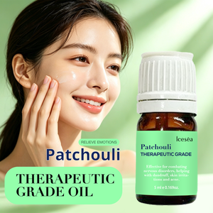 Huile Essentielle de Patchouli Pure de Qualité Thérapeutique OEM ODM 5ml – Apaise les Nerfs, Améliore l'Humeur, Traite l'Acné, les Irritations Cutanées, Anti-Pelliculaire, Arôme Relaxant - Product Image 1