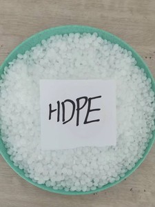 Entrepôt en stock particules vierges PE-HD granulés de plastique PE-HD polyéthylène haute densité PE-HD recyclé bleu de qualité dessin - Product Image 3