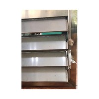 Stores de fenêtre horizontaux motorisés modernes en alliage d'aluminium à lamelles réglables pour extérieur