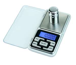 ميزان جيب إلكتروني رقمي صغير محمول 200 جم × 0.01 جم, ميزان كهربائي بشاشة LCD للمطبخ ، ميزان مجوهرات ذهبي - Product Image 5