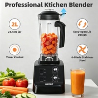 Elektrische krachtige volautomatische blender voor melk, koffie, smoothies, fruitsap, multifunctioneel, commercieel, liquidificador