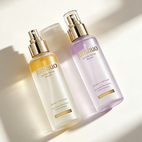 Flacon pulvérisateur cosmétique PET de luxe 100 ml 150 ml avec pulvérisateur à fine brume pour brume visage, soin de la peau, tonique, emballage cosmétique