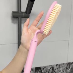 แปรงขัดผิวปรับได้ 3-in-1 สำหรับอาบน้ำ ใช้ได้ทั้งแบบเปียกและแห้ง แปรงขนแปรงสำหรับอาบน้ำ แปรงอาบน้ำด้ามยาว - Product Image 1