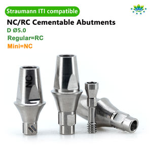 Straumann piliers cimentables avec vis pilier droit d'implant dentaire pour utilisation de perceuse accessoire de transfert approvisionnement d'usine - Product Image 5