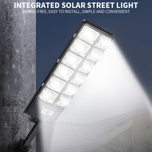Projecteurs solaires haute puissance 504 LED pour jardin, avec détecteur de mouvement crépusculaire, télécommande, IP65, pour extérieur - Product Image 3