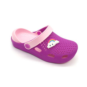 2022 <strong>Kids</strong> Sandals Cute <strong>Flat</strong> Outdoor Casual Shoes Girl's rainbow Summer Clogs Eva - Product Image 4