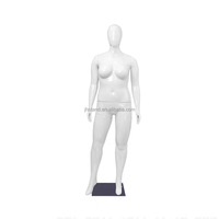Venta al por mayor Europa América talla grande plástico mujer Maniquí cuerpo completo oro plata blanco negro fibra de vidrio grasa mujer maniquí