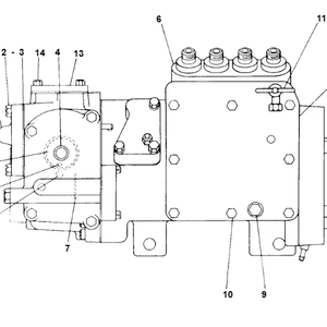 ปั๊มดีเซล 3304 รุ่น 4N-9338 6N-3536 4N9338 6N3536 - Product Image 1