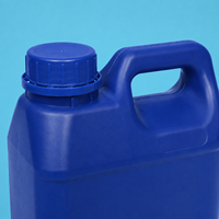 Bidón Cuadrado de Plástico HDPE de 1.2L para Alimentos para Mascotas y Otros Productos del Hogar, Grado Alimenticio ISO9001, Líquido OEM