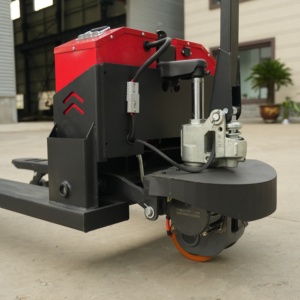 Transpaleta Eléctrica de 3 Toneladas con Mástil de Una Etapa, Batería de Plomo-Ácido, Neumáticos Sólidos, para Uso en Interiores, Plantas de Manufactura - Product Image 6