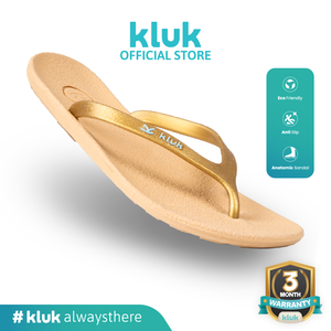 Sandalias de Playa Doradas Metálicas de Lujo para Mujer con Soporte de Arco en la Plantilla para Vacaciones y Playa - Product Image 2