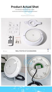 معدات حمام سباحة مقاومة للماء IP68 ، حوض سباحة بجهاز تحكم عن بعد بضوء Led - Product Image 2