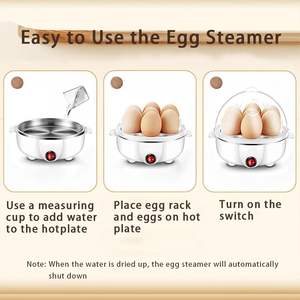 Precio al por mayor, directamente de fábrica, hervidor de huevos inteligente, multifuncional, uso doméstico, cocina de huevos, vaporera, cocina para hervir huevos - Product Image 3