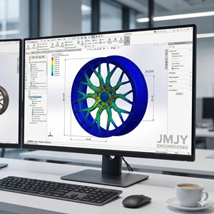 การออกแบบล้ออะลูมิเนียมฟอร์จแบบกำหนดเองของ Huojue |   2D และ <span class=keywords><strong>3D</strong></span> |   การเรนเดอร์ภาพ |   วิศวกรรมศาสตร์ |   บริการ |   การสร้างแบบจำลอง |   ไม่ใช่ล้อที่เป็นของแข็ง - Product Image 3