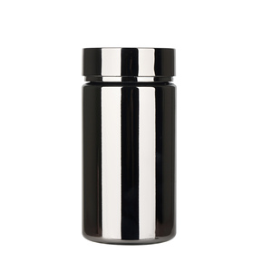 HDPE 175cc Silver Plastic Pill Bottle Jar <strong>for</strong> <strong>Tablet</strong> Protein Medicine Bottle Pill Capsule <strong>Container</strong> With Bottle - Product Image 1