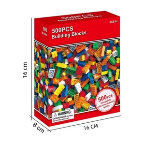 Juego de Bloques de Construcción Clásicos de Plástico, 500/1000 Piezas, Bloques de Juguete DIY, Juego de Bloques de Construcción Básicos Compatibles con las Principales Marcas - Product Image 2