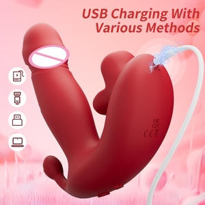 Nuevo Vibrador de Succión Clitoriana 3 en 1 con Diseño de Exportación, 7 Velocidades, Estimulador de Punto G, Vibrador de Lengua con Forma de Boca y Dildo - Product Image 6