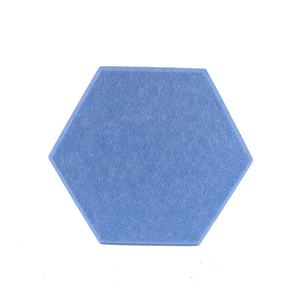 Nhà máy cung cấp treo hình lục giác cảm thấy bảng thông báo gạch ốp tường cho văn phòng và nhà sử dụng thiết kế hiện đại có khung - Product Image 3