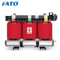 Transformateur sec FATO de 100 kVA à 2500 kVA, triphasé, puissance électrique 6 kV-11 kV à 415 V, bobinage en cuivre pour usage industriel en intérieur