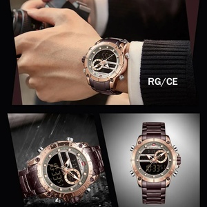 NAVIFORCE Top Luxury Original Sports Wrist <b>Watch</b> for Men Quartz Steel Waterproof Dual Display <b>Watches</b> Relogio Masculino - Product Image 5