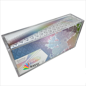 Boîte de présentation en acrylique magnétique rotative et détachable pour collection Super Premium SPC <span class=keywords><strong>Pokemon</strong></span> avec protection UV - Product Image 2