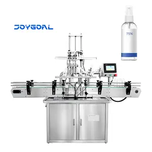 Complete Pure Water Perfume Bottle Filling Production Line Honey Sauce Jam Jars Automatic Filling and Capping Labeling machine