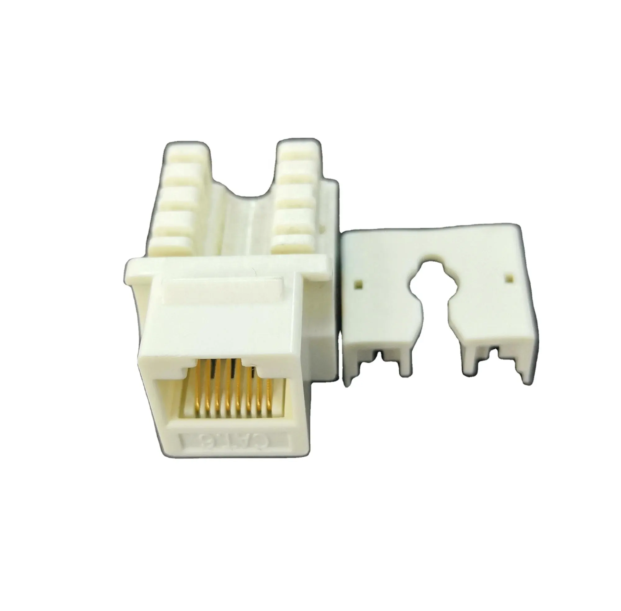 cat6 cat6a utp 180 degree toolless keystone jack for 24 ports patch panel & faceplate