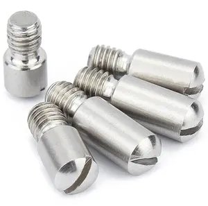 LEITE M2 M3 M4 M5 M6 M8 M10 Slotted Cylindrical Pin Dowel 304 Stainless Steel Shaft Bolt Step Screw External Thread Locating Pin