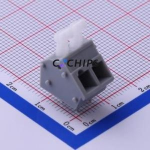 KF243-5.0-2P Spring Terminal Block Through hole Component (THT),P=5mm Connector 5mm 2P 2 17A - Product Image 1