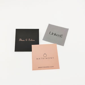 थोक एंटी टार्निश कस्टम लोगो सिल्वर पॉलिशिंग कपड़ा - Product Image 1