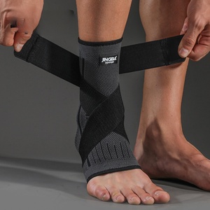 Jingba Fda Ce Iso Factory Venta caliente Tobillera transpirable personalizada Manga de <span class=keywords><strong>tobillo</strong></span> de punto de nailon con correa <span class=keywords><strong>Soporte</strong></span> de <span class=keywords><strong>tobillo</strong></span> de compresión - Product Image 1