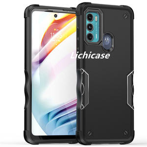 Lichicase Hard Armor 360 Degrés Protection Complète Téléphone Cas Pour Motorola Edge 20 Lite Couverture Mobile Étanche - Product Image 4