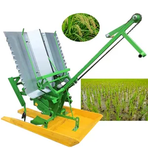 Hand Operated New Farm Machine 2 Rows Manual Rice Transplanter Plant Rice Machine