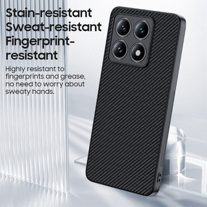 Pour Xiaomi 14T coque de téléphone Protection Anti-chute en Fiber de carbone coque arrière de téléphone antichoc pour Xiaomi 14T - Product Image 4