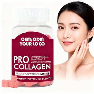 Complément alimentaire de collagène de poisson hydrolysé naturel biologique sans sucre <span class=keywords><strong>OEM</strong></span>/ODM, L-glutathion, vitamines, 60 comprimés pour la beauté de la peau et des cheveux - Product Image 1