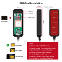 Mini Localisateur de Véhicule Application iOS Android Coupure Moteur à Distance Temps Réel Micodus MV710 Dispositif de Suivi de Voiture Traceur GPS pour Moto