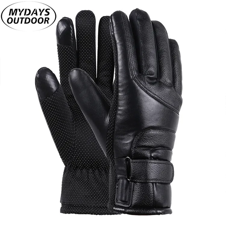 Mydays Tech Factory Wholesale Windproof Waterproof Touchscreen USB Power Support Heated Gloves for Motorcycle Fishing Hunting